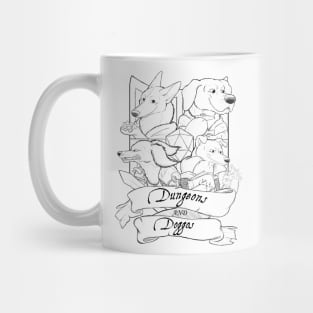 Dungeons and Doggos Emblem Mug